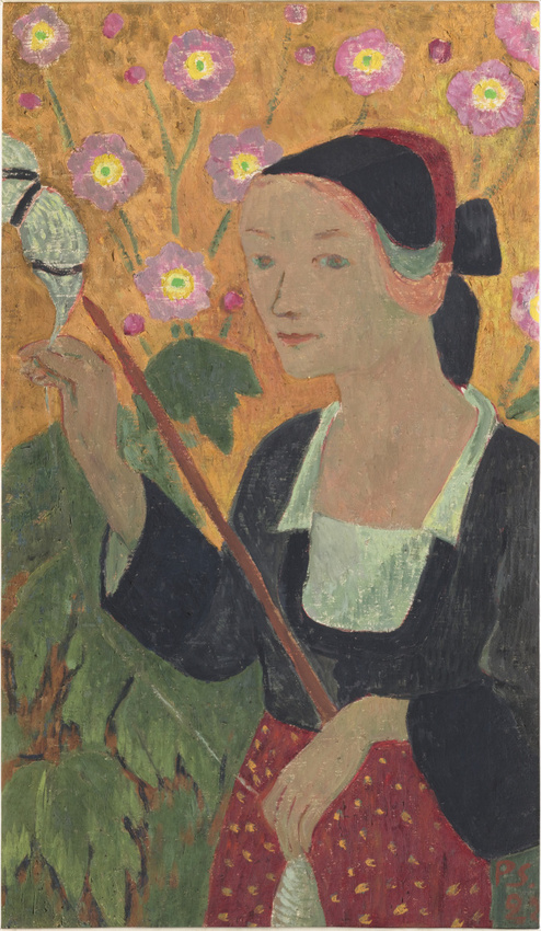 La Fileuse aux anémones, 1922, Paul Sérusier