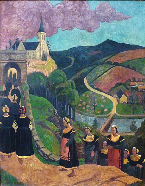 Le Pardon de Notre-Dame-des-Portes à Châteauneuf-du-Faou, 1894, Paul Sérusier