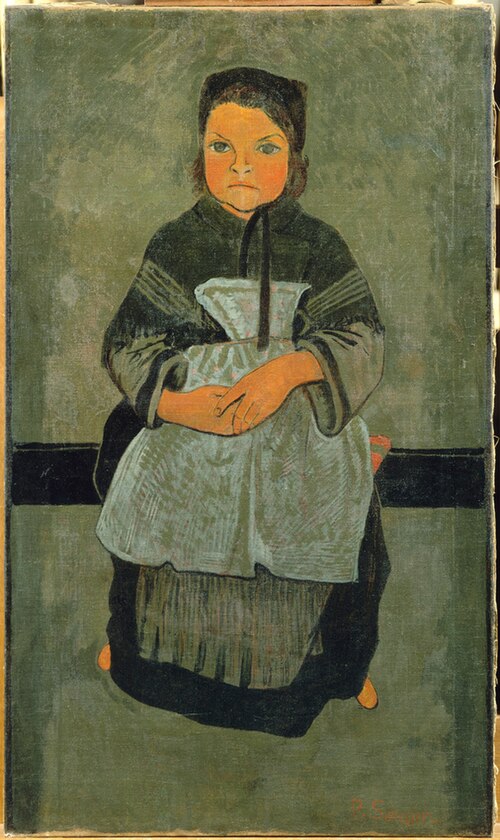 Petite Bretonne assise, 1895, Paul Sérusier