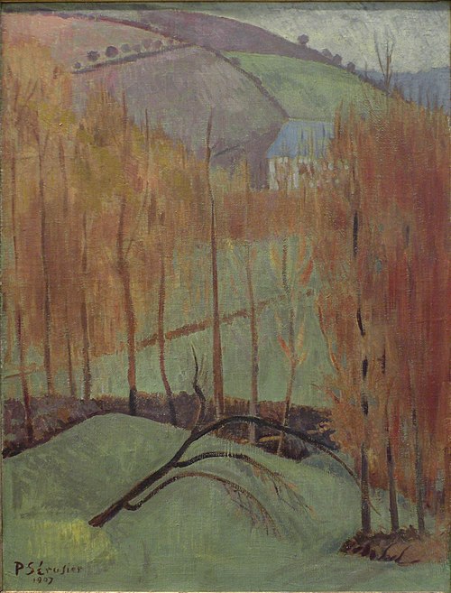 La Colline aux peupliers, 1907, Paul Sérusier