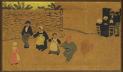 Jeux des enfants bretons., 1894, Paul Sérusier