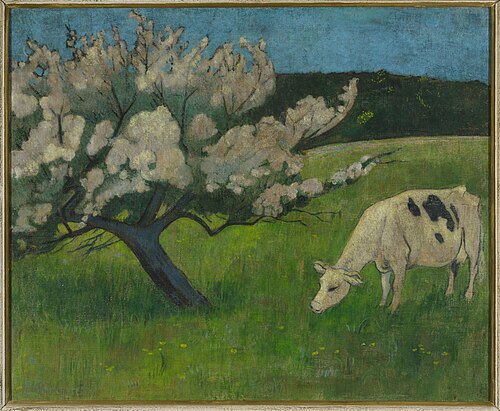 La vache blanche., 1895, Paul Sérusier