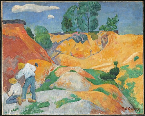 Landscape at Pont-Aven, 1890, Paul Sérusier
