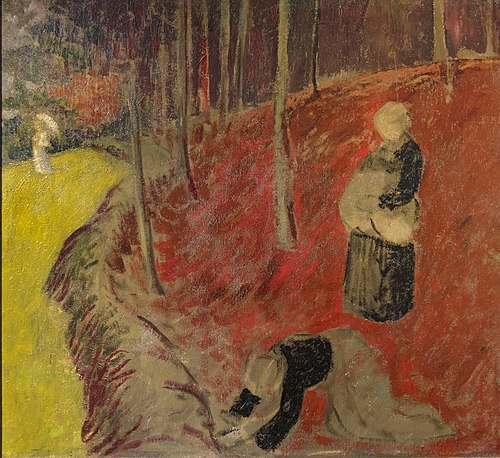 Les Ramasseuses de fougères au Bois d'Amour, 1910, Paul Sérusier
