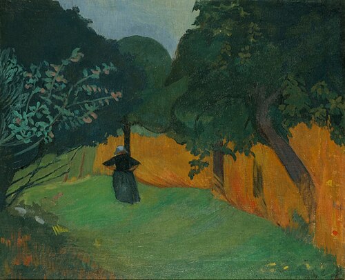 Bretonne au champ de blé, 1890, Paul Sérusier