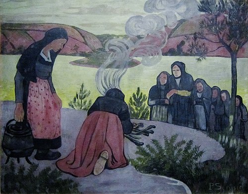 Le feu dehors ou Mammen, 1893, Paul Sérusier