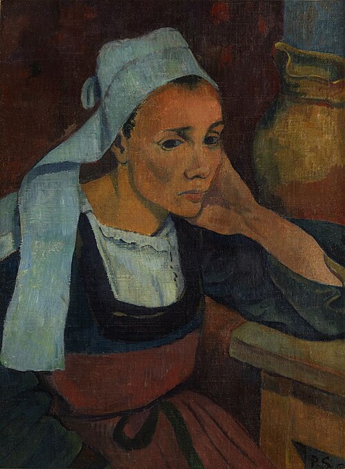 Portrait de Marie Lagadu, 1889, Paul Sérusier