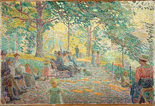 L'Après-midi au parc Montsouris, 1919, Ludovic Vallée