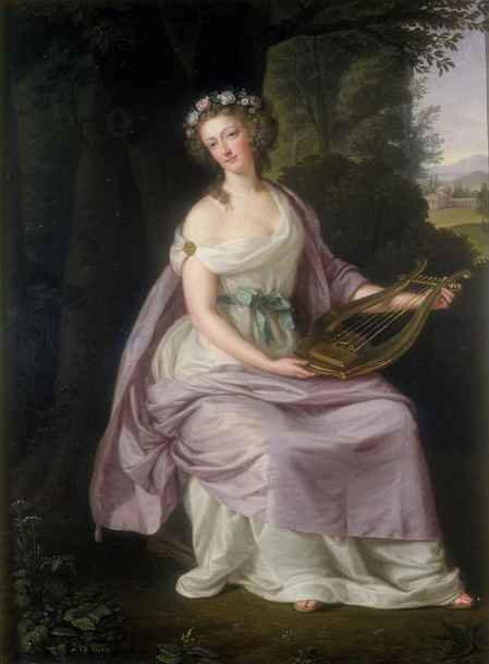 Marie Antoinette as Erato, 1788, Ludwig Guttenbrunn