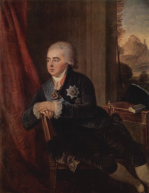 Portrait of Prince Alexander B. Kurakin, 1801, Ludwig Guttenbrunn