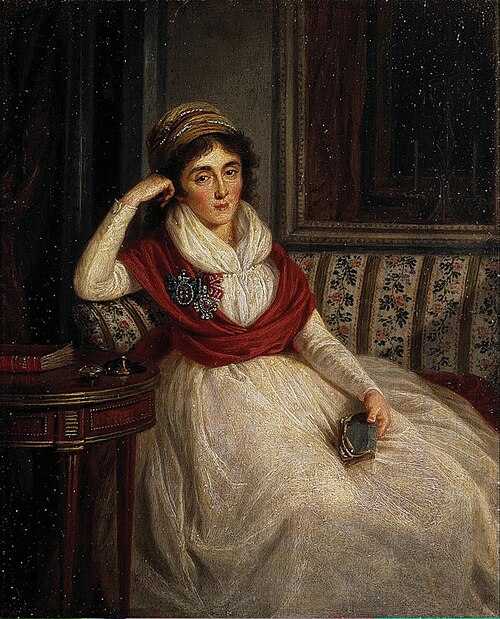 Portrait of Princess Ye. Golenishcheva-Kutuzova, 1797, Ludwig Guttenbrunn