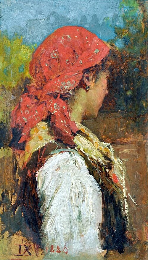 Peasant woman, 1886, Luigi Nono