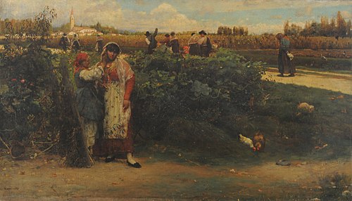 The tendrils of the feast, 1887, Luigi Nono