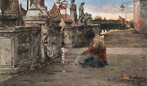 Prayer (Preghiera) - I, 1882, Luigi Nono
