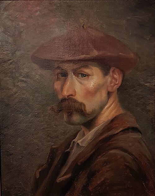 Autoportrait, 1889, Léo Gausson