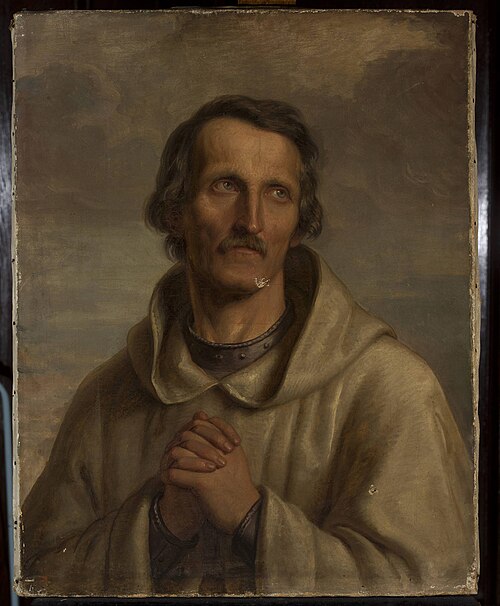 Monk – pilgrim, 1850, Alexander Lesser