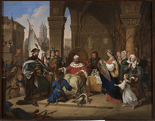 Youth of Bolesław the Wry-Mouthed, 1850, Alexander Lesser