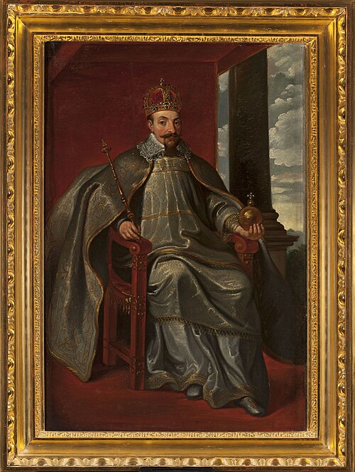 Portrait of king Sigismund III Vasa (1566–1632), 1860, Alexander Lesser