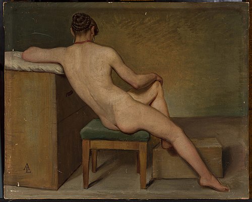 Femme nue (?)., 1830, Alexander Lesser