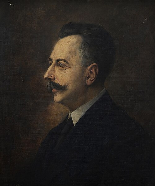 Portrait of Frédéric Eccard, 1918, Léon Hornecker