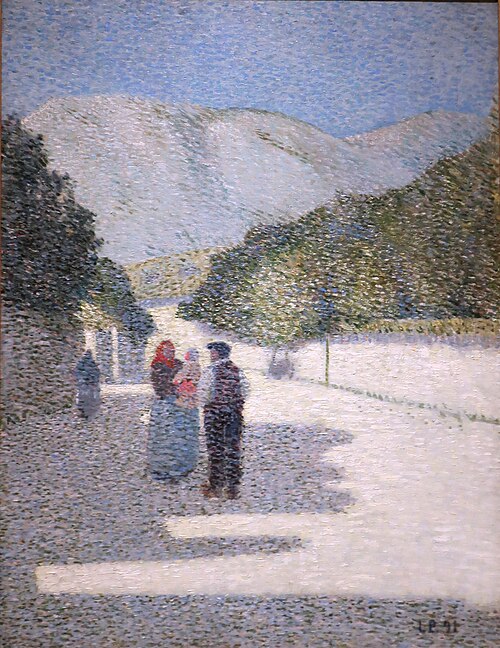 Paysage provençal, 1891, Léon Pourtau