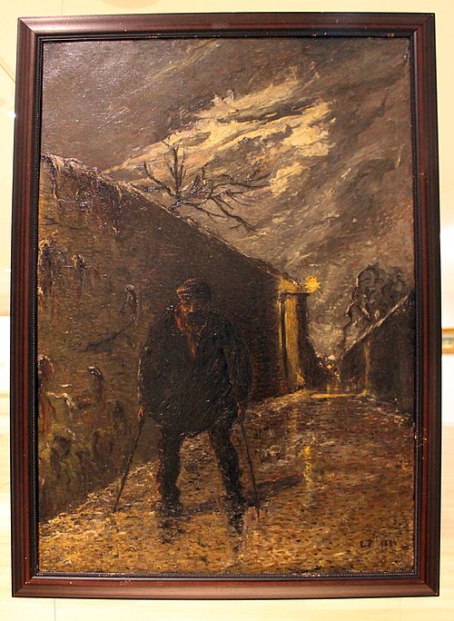 Le vieillard, 1894, Léon Pourtau