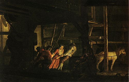 Coal mining, 1750, Léonard Defrance
