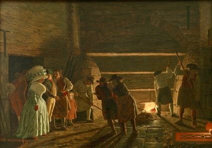 Intérieur de fonderie, 1780, Léonard Defrance