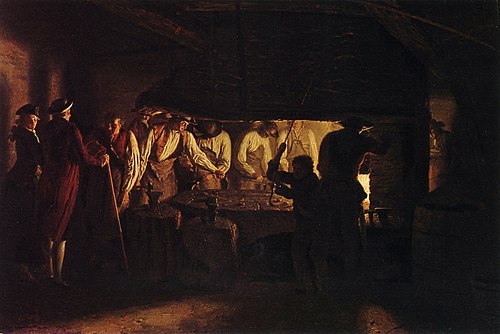 Visite d'une usine de clous, , Léonard Defrance