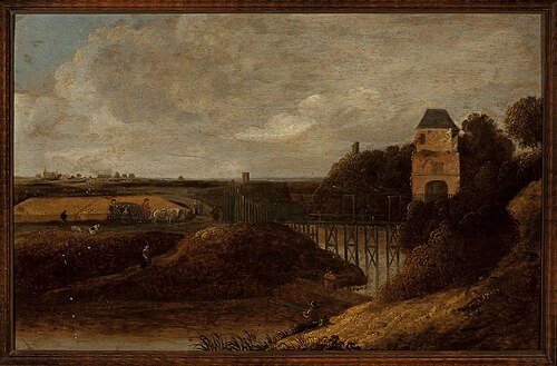 Landscape with a castle, , Jacob Knyff