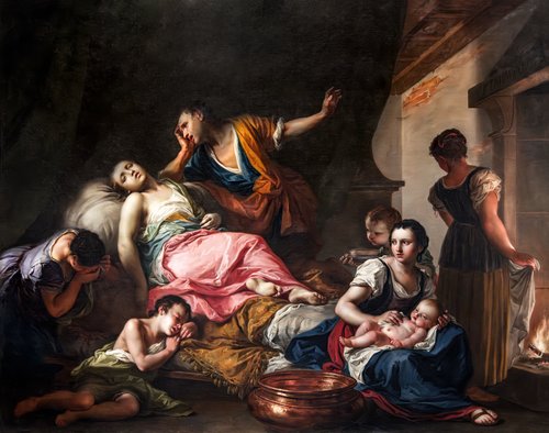 La mort de Rachel, 1769, Giambettino Cignaroli
