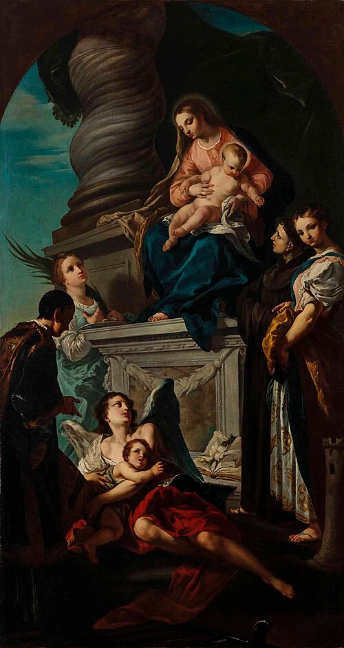 Madonna and Child with Saints, 1759, Giambettino Cignaroli