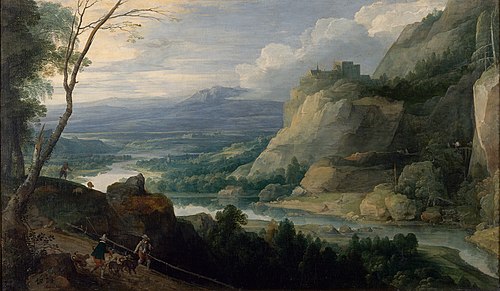 Paysage aux piqueux, 1620, Jacques Fouquières