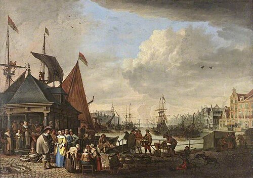 A Fish Market, , Cornelis Beelt