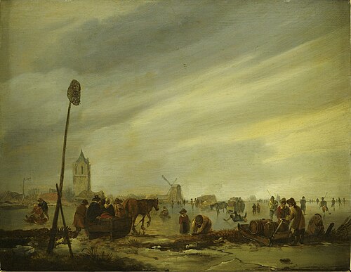 Winterlandschap, 1679, Cornelis Beelt