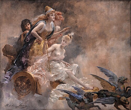 Le Char des fées, 1892, Madeleine Lemaire