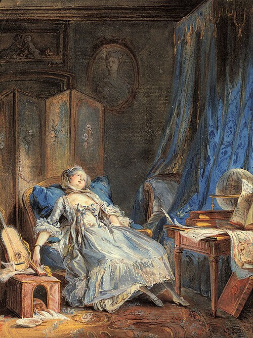 La Lecture, 1760, Pierre Antoine Baudouin