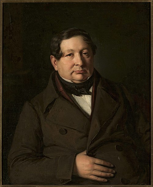 Portrait du père de l'artiste, 1847, Józef Simmler