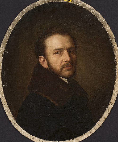 Portrait of a man, 1856, Józef Simmler
