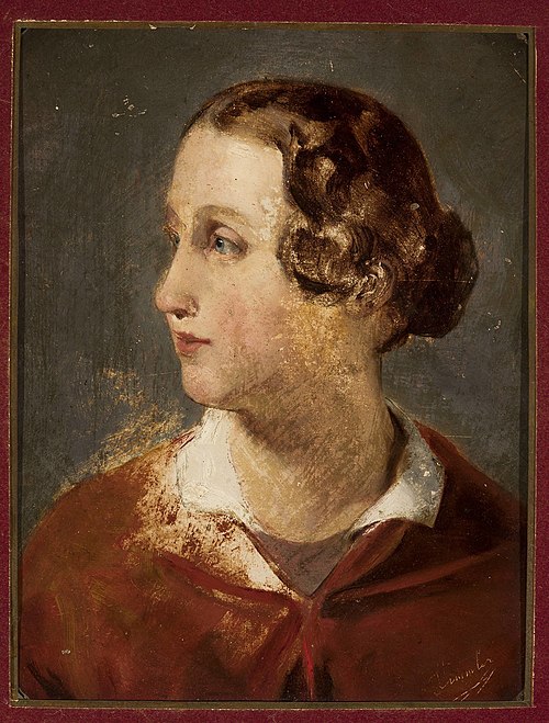 Portrait study, , Józef Simmler