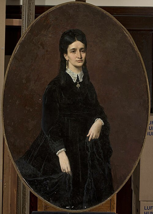 Portrait of a lady, , Józef Simmler