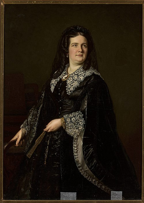 Portrait of Emilia Reszke, 1862, Józef Simmler