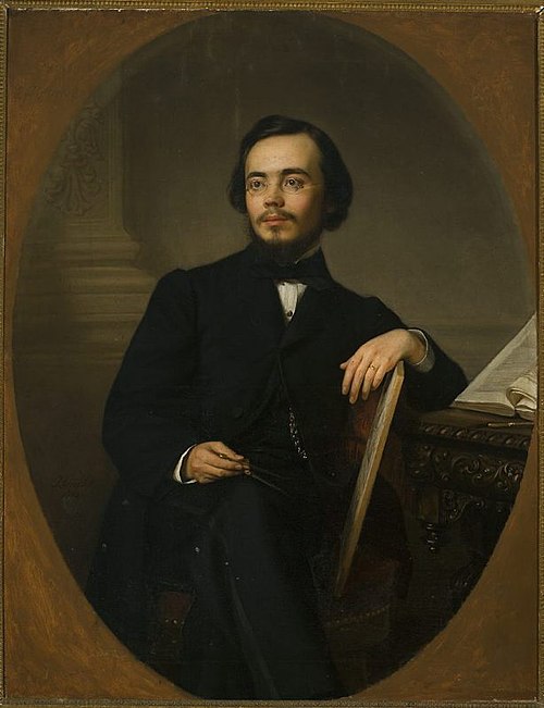 Portrait of Aleksander Waszkowski, member of the National Government in 1863, 1864, Józef Simmler