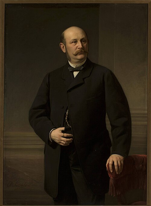 Portrait of Maurycy Brauman, 1866, Józef Simmler
