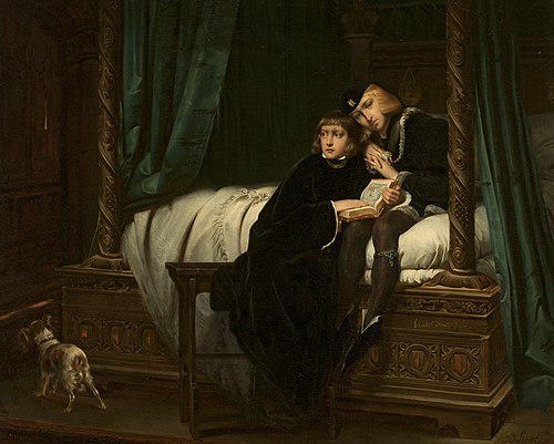Children of King Edward, 1847, Józef Simmler