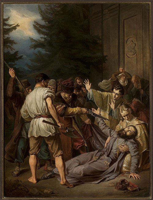 Martyrdom of Josaphat Kuntsevych, 1861, Józef Simmler