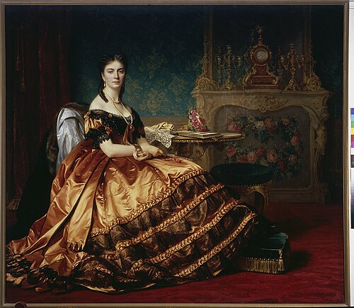 Portrait of Emilia Włodkowska, 1865, Józef Simmler