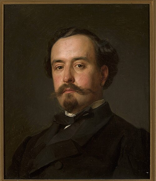 Portrait of Juliusz Kossak, 1860, Józef Simmler