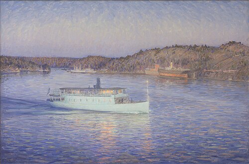 The White Boat, 1906, Eugen de Suède