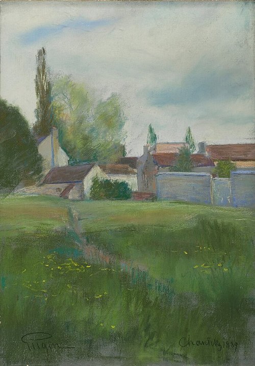 Village near Chantilly, 1889, Eugen de Suède